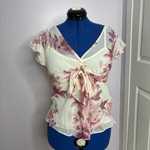 Apt 9 floral blouse